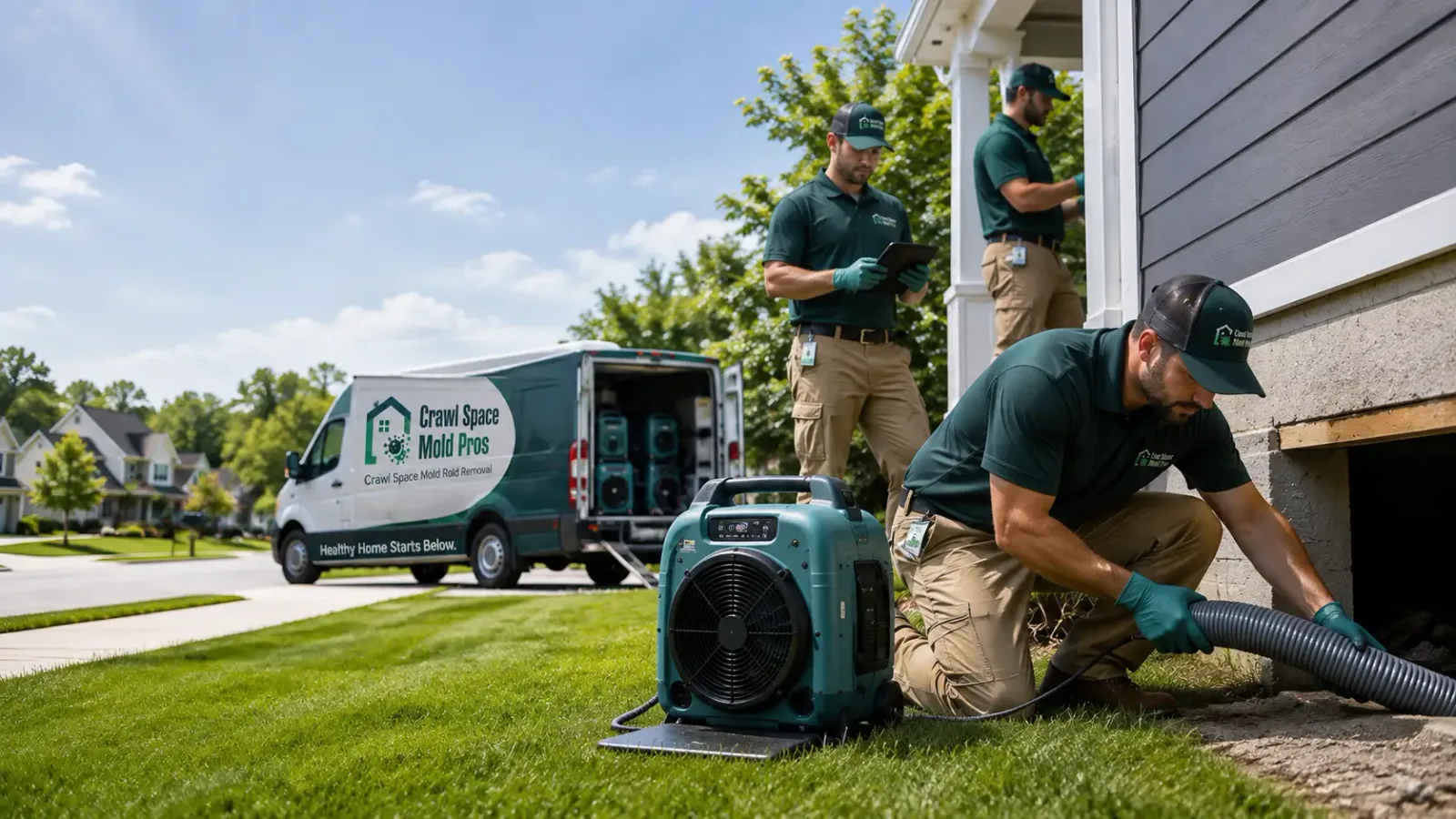 Crawl Space Mold Removal in Homer, OH